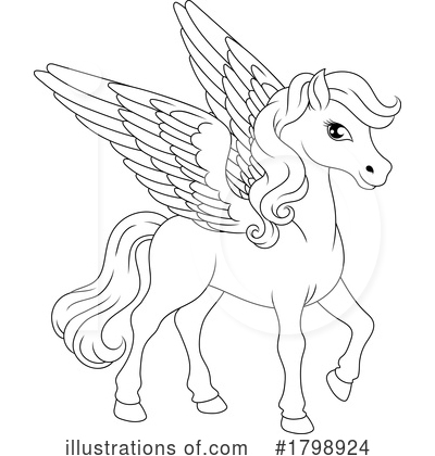 Royalty-Free (RF) Pegasus Clipart Illustration by AtStockIllustration - Stock Sample #1798924