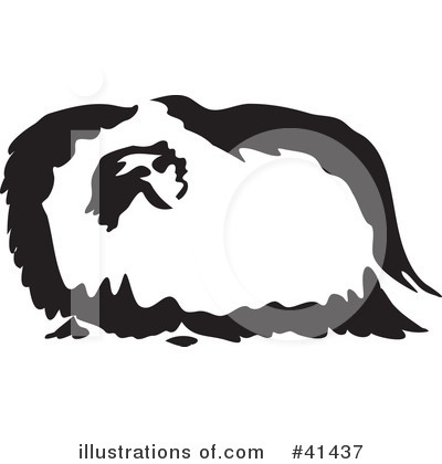 Royalty-Free (RF) Pekingese Clipart Illustration by Prawny - Stock Sample #41437