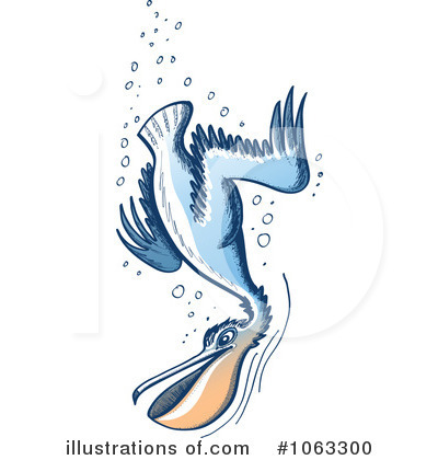 Royalty-Free (RF) Pelican Clipart Illustration by Zooco - Stock Sample #1063300