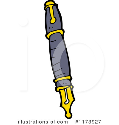 Royalty-Free (RF) Pen Clipart Illustration by lineartestpilot - Stock Sample #1173927