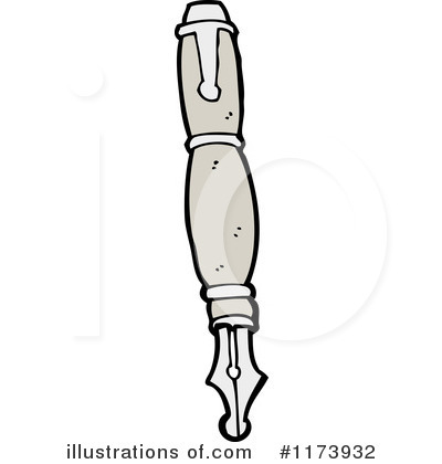 Fountain Pen Clipart #1173932 by lineartestpilot