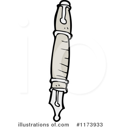 Royalty-Free (RF) Pen Clipart Illustration by lineartestpilot - Stock Sample #1173933