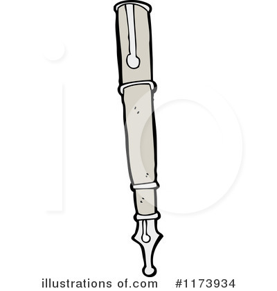 Royalty-Free (RF) Pen Clipart Illustration by lineartestpilot - Stock Sample #1173934