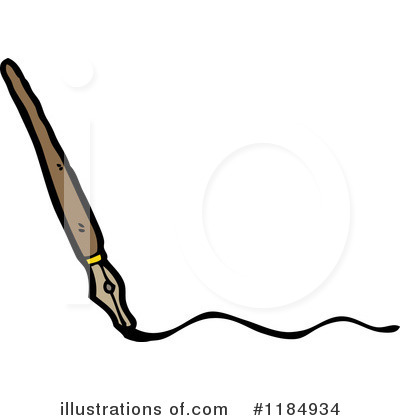 Royalty-Free (RF) Pen Clipart Illustration by lineartestpilot - Stock Sample #1184934