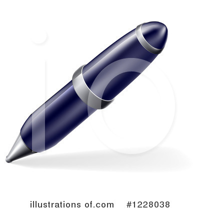 Royalty-Free (RF) Pen Clipart Illustration by AtStockIllustration - Stock Sample #1228038