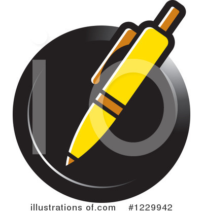 Royalty-Free (RF) Pen Clipart Illustration by Lal Perera - Stock Sample #1229942