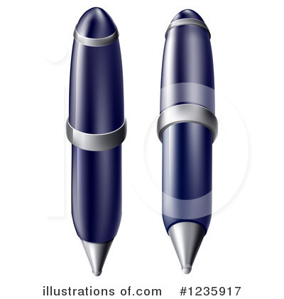 Royalty-Free (RF) Pen Clipart Illustration by AtStockIllustration - Stock Sample #1235917