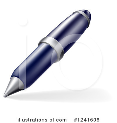 Royalty-Free (RF) Pen Clipart Illustration by AtStockIllustration - Stock Sample #1241606
