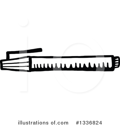 Royalty-Free (RF) Pen Clipart Illustration by Prawny - Stock Sample #1336824