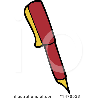 Royalty-Free (RF) Pen Clipart Illustration by visekart - Stock Sample #1470538