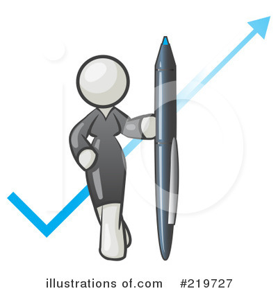 Royalty-Free (RF) Pen Clipart Illustration by Leo Blanchette - Stock Sample #219727