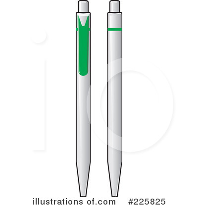 Royalty-Free (RF) Pen Clipart Illustration by David Rey - Stock Sample #225825