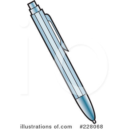 Royalty-Free (RF) Pen Clipart Illustration by Lal Perera - Stock Sample #228068
