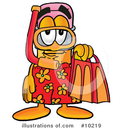 Royalty-Free (RF) Pencil Clipart Illustration by Mascot Junction - Stock Sample #10219