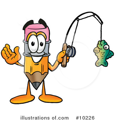 Royalty-Free (RF) Pencil Clipart Illustration by Mascot Junction - Stock Sample #10226