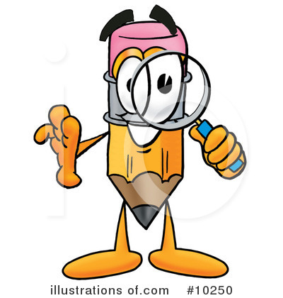 Royalty-Free (RF) Pencil Clipart Illustration by Mascot Junction - Stock Sample #10250