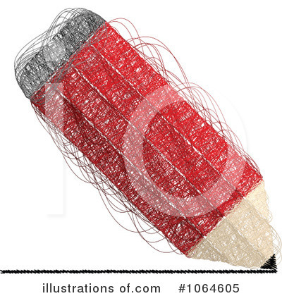 Royalty-Free (RF) Pencil Clipart Illustration by Andrei Marincas - Stock Sample #1064605