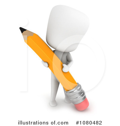 Royalty-Free (RF) Pencil Clipart Illustration by BNP Design Studio - Stock Sample #1080482