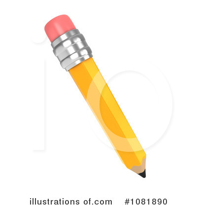 Royalty-Free (RF) Pencil Clipart Illustration by BNP Design Studio - Stock Sample #1081890