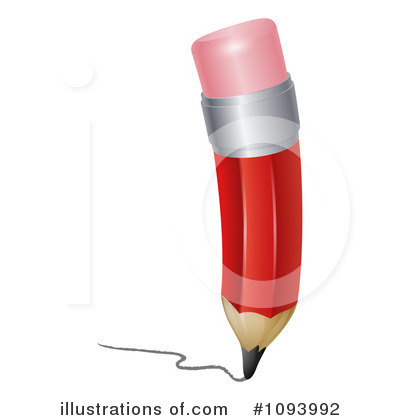 Royalty-Free (RF) Pencil Clipart Illustration by AtStockIllustration - Stock Sample #1093992