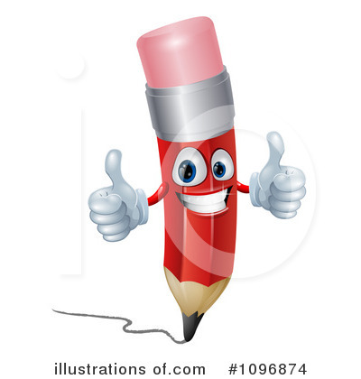 Pencil Clipart #1096874 by AtStockIllustration