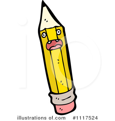 Royalty-Free (RF) Pencil Clipart Illustration by lineartestpilot - Stock Sample #1117524