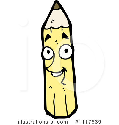 Royalty-Free (RF) Pencil Clipart Illustration by lineartestpilot - Stock Sample #1117539