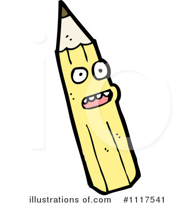 Royalty-Free (RF) Pencil Clipart Illustration by lineartestpilot - Stock Sample #1117541