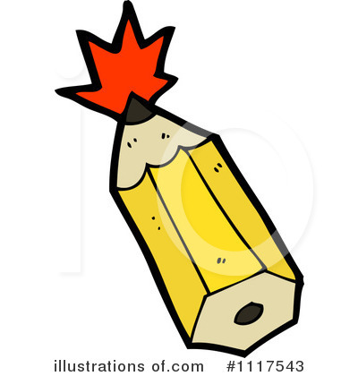 Royalty-Free (RF) Pencil Clipart Illustration by lineartestpilot - Stock Sample #1117543