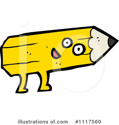 Royalty-Free (RF) Pencil Clipart Illustration by lineartestpilot - Stock Sample #1117560