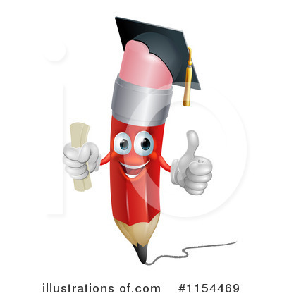 Royalty-Free (RF) Pencil Clipart Illustration by AtStockIllustration - Stock Sample #1154469