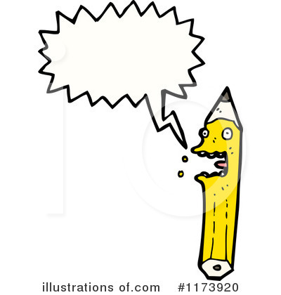Royalty-Free (RF) Pencil Clipart Illustration by lineartestpilot - Stock Sample #1173920