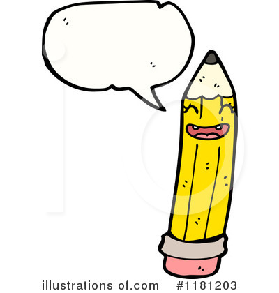 Royalty-Free (RF) Pencil Clipart Illustration by lineartestpilot - Stock Sample #1181203