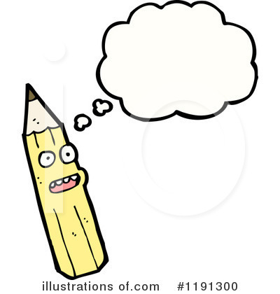 Royalty-Free (RF) Pencil Clipart Illustration by lineartestpilot - Stock Sample #1191300
