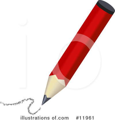 Royalty-Free (RF) Pencil Clipart Illustration by AtStockIllustration - Stock Sample #11961