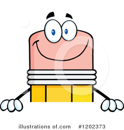 Royalty-Free (RF) Pencil Clipart Illustration by Hit Toon - Stock Sample #1202373