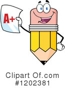 Pencil Clipart #1202381 by Hit Toon