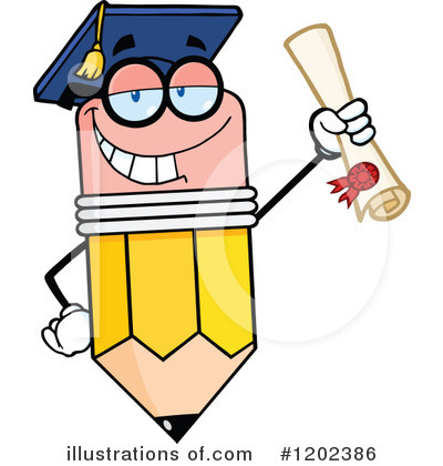 Graduation Clipart #1202386 by Hit Toon