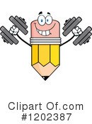 Pencil Clipart #1202387 by Hit Toon