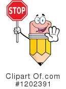 Pencil Clipart #1202391 by Hit Toon