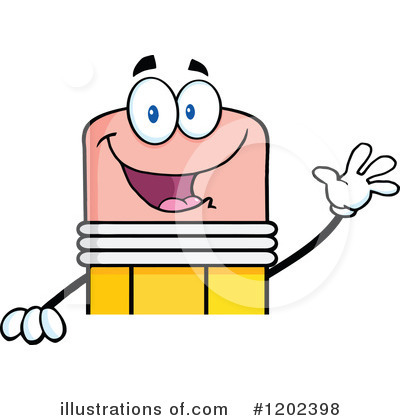 Royalty-Free (RF) Pencil Clipart Illustration by Hit Toon - Stock Sample #1202398