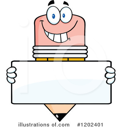 Pencil Character Clipart #1202401 by Hit Toon