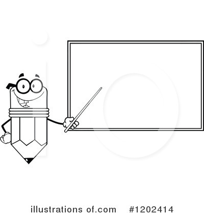 Royalty-Free (RF) Pencil Clipart Illustration by Hit Toon - Stock Sample #1202414