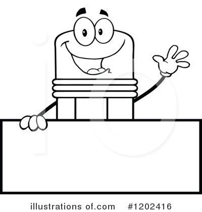Royalty-Free (RF) Pencil Clipart Illustration by Hit Toon - Stock Sample #1202416