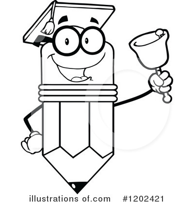 Royalty-Free (RF) Pencil Clipart Illustration by Hit Toon - Stock Sample #1202421
