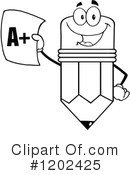 Pencil Clipart #1202425 by Hit Toon