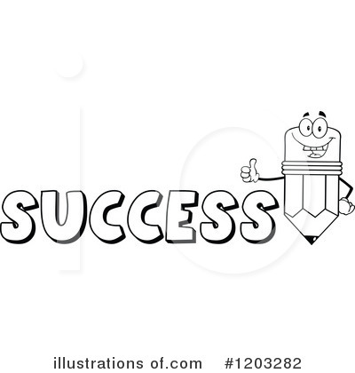 Royalty-Free (RF) Pencil Clipart Illustration by Hit Toon - Stock Sample #1203282