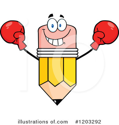 Pencil Clipart #1203292 by Hit Toon
