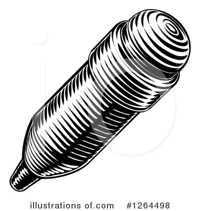 Royalty-Free (RF) Pencil Clipart Illustration by AtStockIllustration - Stock Sample #1264498