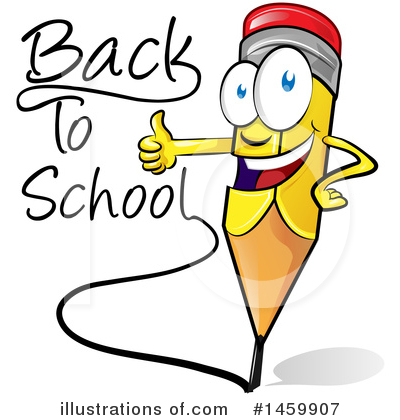 Back To School Clipart #1459907 by Domenico Condello